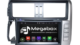 Обзор автомагнитолы Megabox V1-8015 Android OS. Toyota Prado 150 (2010-2014)