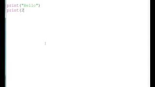 2) Python: Shell VS IDE