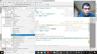 arduino sensor + python +MYSQLITE + Live Graph = wow method 2