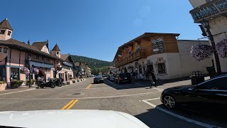 [4K] US Highway 2 to Leavenworth (German Town), WA + US 97 towards Liberty, WA July, 2022