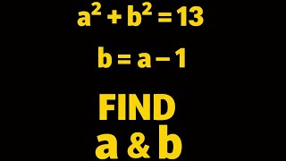 This Algebra Question Confuses Everyone 😵 | Find a & b Fast!