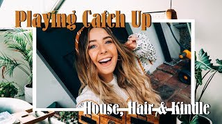 Playing Catch up, House Sorting, Long Hair & Mini Kindle Review