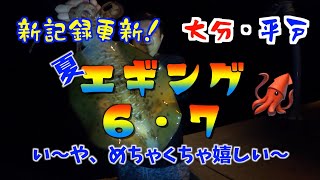 梅雨・夏エギング6・7　アオリイカ・新記録更新！（長崎県平戸・大分県津久見）２０２４年『激ひまチャンネル』