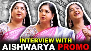 Interview With Aishwarya Bhaskaran Promo | Shantha Meena | Sound Saroja | Manobalas Waste Paper