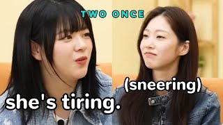 the siblings jeongyeon & seungyeon *bickering* for 2 minutes straight 😂