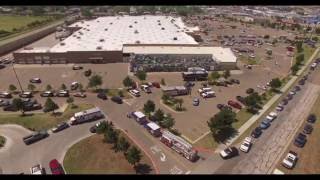 One man shot at Amarillo Walmart. Exclusive aerial footage.