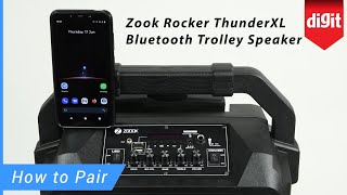 Zook Rocker ThunderXL Bluetooth Trolley Speaker - How to Pair