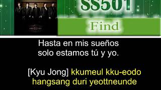 SS501 -  Find (Letra Sub Español + rom)