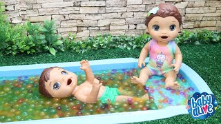 BABY ALIVE FELIPINHO APRONTOU E ENCHEU A PISCINA DE ORBIS