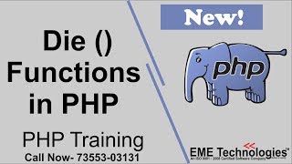 How to use die Functions in PHP