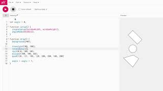 2.4 Transformations in p5.js | Part 2: Rotate & Scale