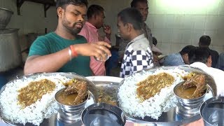 Cheapest Vat Dal in Mumbai | Rice with (Fish Curry @ 50 rs)(Chicken Curry @ 60 rs) Vegetables @ 40rs