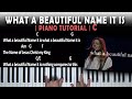 What a Beautiful Name | Key of C | Beginner Piano