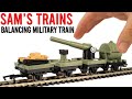 Uncle Fredrikson's Amazing Balancing Military Train