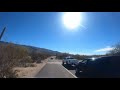 the scenic bajada loop drive saguaro national park arizona