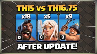 Stronger After Update🔥TH15 Hybrid | Queen Charge Hog Miner Attack Strategy🔥Best Th15 Attack in coc