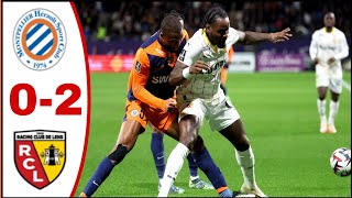 Montpellier vs Lens Fc (0-2), All Goals Results/Highlights M'bala Nzola Goal, Jeremy Agbonifo Goal