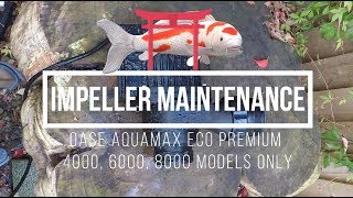 Oase Aquamax Eco Premium 6000 Pump Impeller Clean Koi pond garden DIY