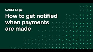 How to get notified when payments are made