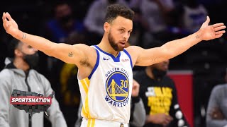 Steph Curry records 5th 40-point game in April to lift the Warriors over the 76ers | SportsNation