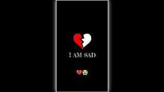 😢💔 Yaadon Ka Bojh Sad Status 💔😢 Black Screen Status 🥀 Alight motion Effects 🌼 Sad Shayari  #shorts
