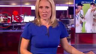 FUNNY: BBC accidentally shows woman's breasts during News at Ten