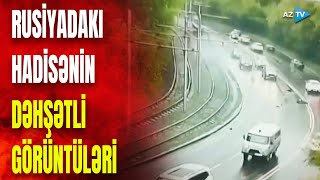 Rusiyada dəhşətli anlar: ölən və 10-larla yaralı var - ANBAAN GÖRÜNTÜLƏR