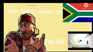 Cómo que el himno de Sudáfrica no es: