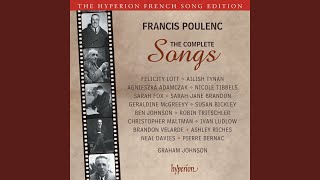 Poulenc: 2 Poèmes de Guillaume Apollinaire, FP 94: No. 1, Dans je jardin d'Anna