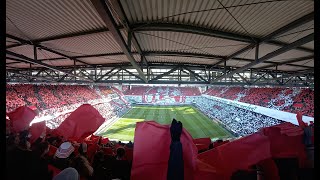 1. FC Köln Hymne and 75th birthday Choreography Vs. VfL Wolfsburg