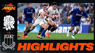 ENGLAND v ITALY | 2025 GUINNESS MEN'S SIX NATIONS | RUGBY HIGHLIGHTS