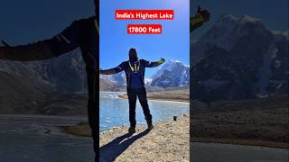 I EXPLORED India's HIGHEST Lake and Found Out THIS!😨#sikkim #viralshorts #lake