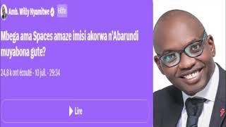 Willy Nyamitwe kuri Space X│2015, Chat yugawe, Mujeri, embargo