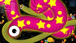 WormsZone.io | Cacing Pro vs Cacing Besar Alaska / WormsZone Best Gameplay #154