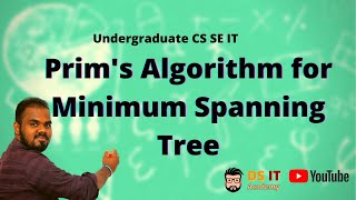Prim's Algorithm for Minimum Spanning Tree in Sinhala || UG Computer Science
