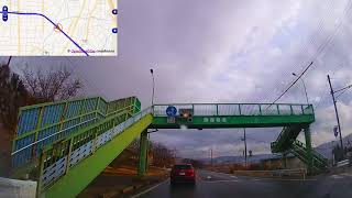 【車載動画】2020年12月4週目③　1440p高画質(地図有)  長野県上田市～国道18号～佐久市　地図有