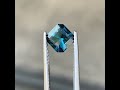 beautiful cut 1.20 ct true blue indicolite tourmaline gemstone from afghanistan.