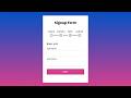 Multi Step Form with Step Progress Bar in HTML CSS & JavaScript   Full Tutorial