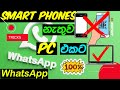 How to run WhatsApp on PC Without Phone ✅ Without QR | WhatsApp Tips & Tricks in Sinhala