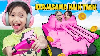 BISAKAH LEIKA DAN TOMPEL KERJASAMA NAIK MOBIL 😱😰DRIVE TOGETHER 2 PLAYER OBBY [ROBLOX INDONESIA]