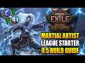 PoE 2 - My Martial Artist 0.5 League Starter - Monk Build Guide - Path of Exile 2