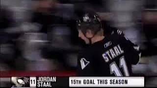 Evgeni Malkin awesome pass to Jordan Staal vs Leafs (2007)