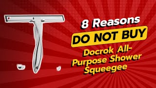 DON'T BUY Docrok Shower Squeegee Before Watching THIS! 🚫🧼