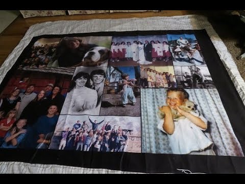 DIY Cutest gift ever! So Easy! Picture Blanket DIY Cutest gift ever! So Easy! Picture Blanket