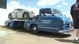 Legendary Mercedes-Benz Grand Prix Transporter and 300SL Coupe