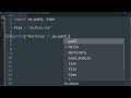 Get the files creation date with Python !