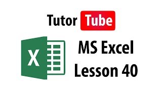 MS Excel Tutorial - Lesson 40 - Printing Area and Titles