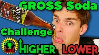 Higher or Lower REMATCH! - Gross Soda Challenge