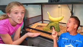 Pranking My Daughter With a Pet Banana for Her Birthday!!!