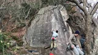 湯河原幕岩  憧れのハワイ航路  (5.11a)